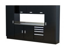 [DISCONTINUED] Moduline 10' Select Base Wall Cabinet Combo 9
