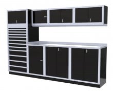 [DISCONTINUED] Moduline 10' Pro-II Base Wall Cabinet Combo 16