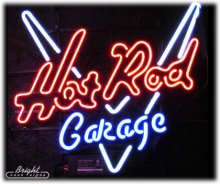 [DISCONTINUED] Hot Rod Garage Neon Sign