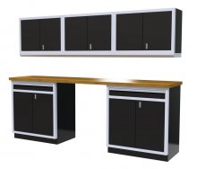 [DISCONTINUED] Moduline 9' Pro-II Base Wall Cabinet Combo 11