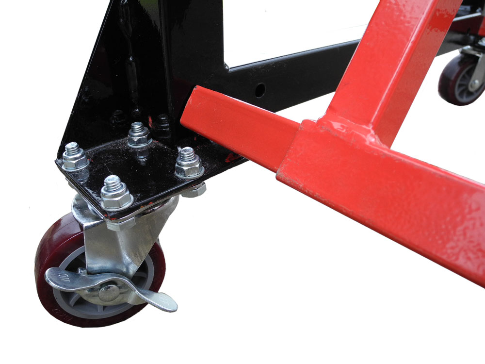 Redline Rolling Tire & Wheel Display Rack FREE SHIPPING