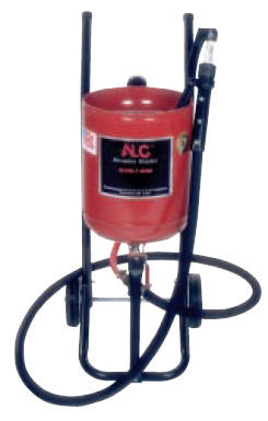 blaster alc sand abrasive portable lb pressure pressurized outdoor deadman blasters equipment zoom grainger tap