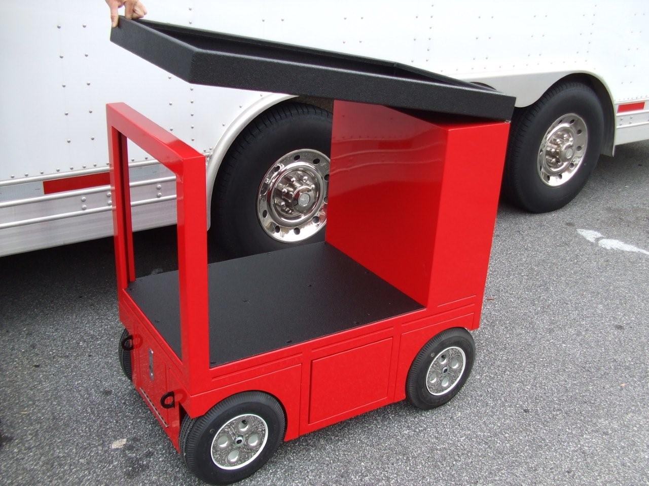 RSR Generator Pit Box Pitbox Rolling Portable Racing Toolbox Cart Kart