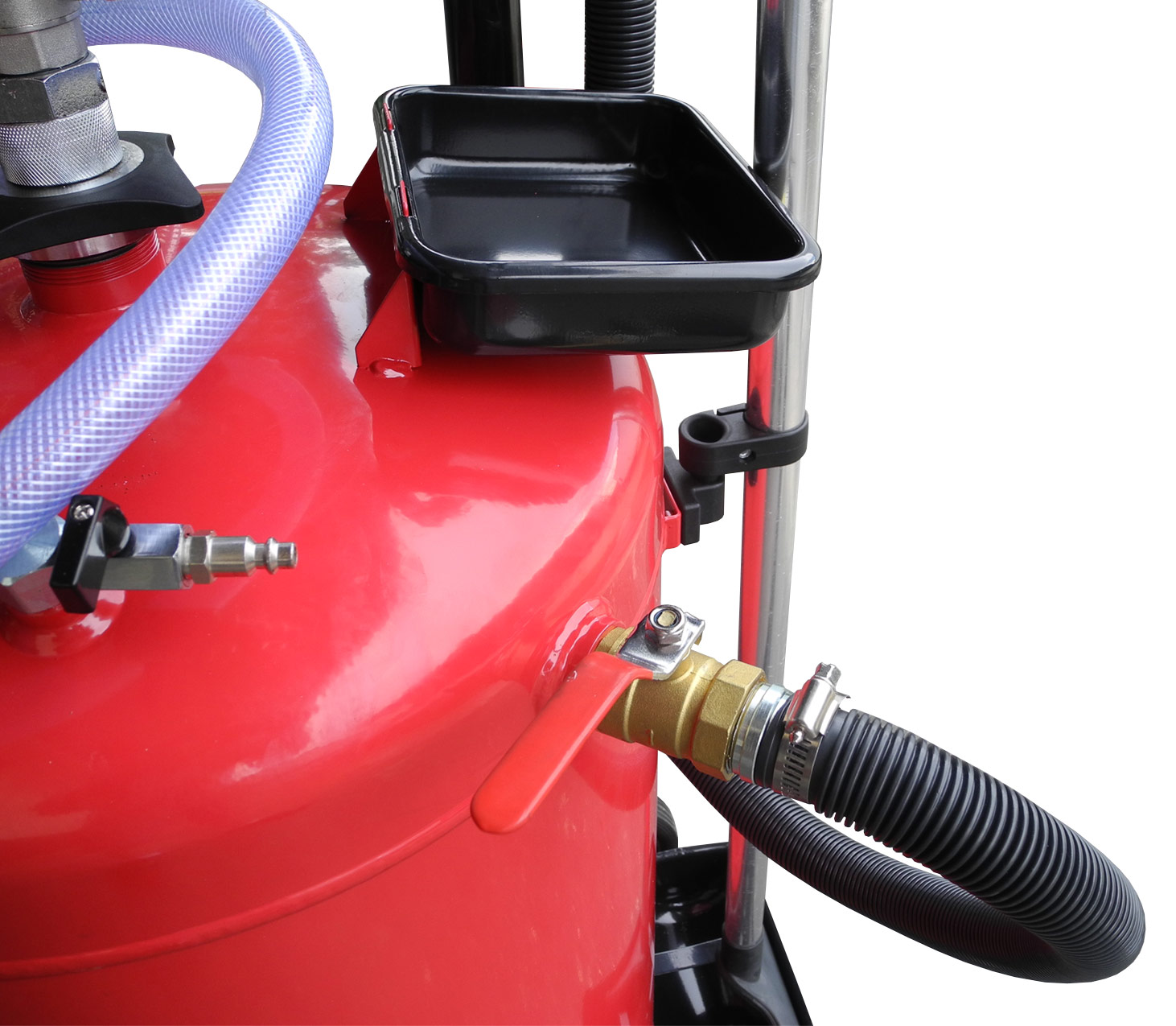 Redline 30 Gallon Self Evacuating Vacuum Oil Extractor Drain FREE