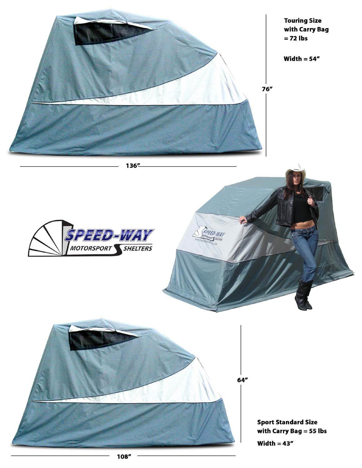 motorcycle storage shelter