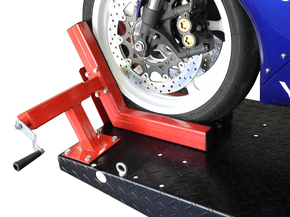 New Redline DT1K XLT 1000 lb Motorcycle Lift Lifting Table with Side Extensions