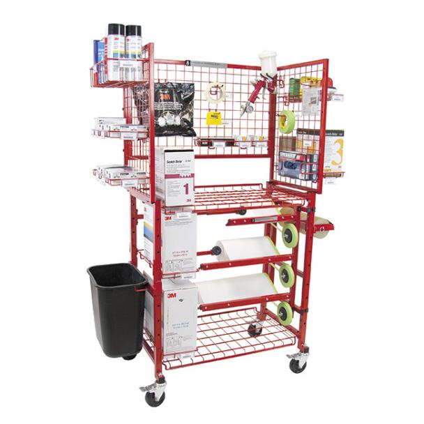 Innovative Painters Prep Cart with Masker