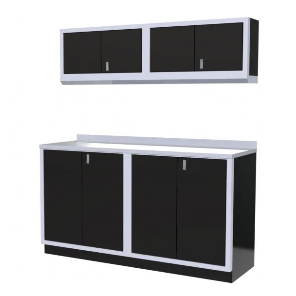 [DISCONTINUED] Moduline 6' Pro-II Base Wall Cabinet Combo 1