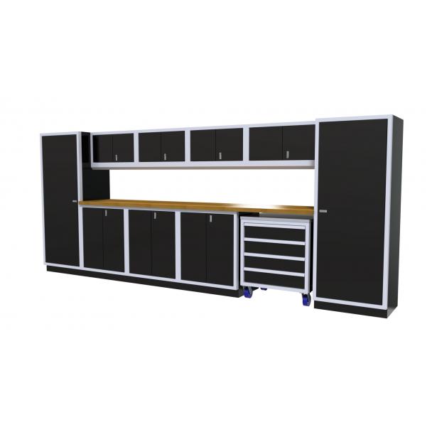 [DISCONTINUED] Moduline 16' Pro-II Base Wall Cabinet Combo 27
