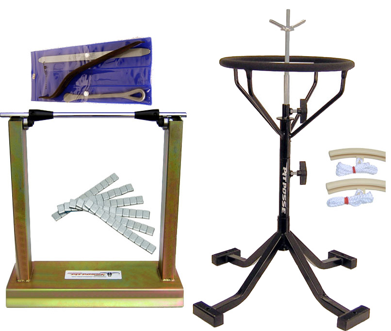 Motorcycle Tire Change Stands, Irons, and Spoons