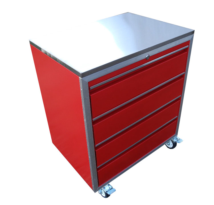 Redline Elite Series Rolling Base Garage Race Trailer Storage