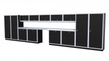 (image for) [DISCONTINUED] Moduline 25' Pro-II Base Wall Cabinet Combo 33