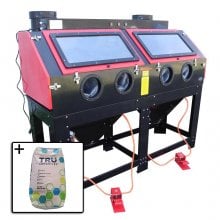 (image for) Redline RE49 Two Person Abrasive Sand Blasting Cabinet CLEARANCE