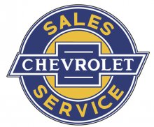 (image for) [DISCONTINUED] Single Sided General Motors Sign