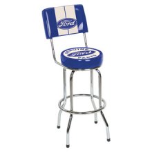 [DISCONTINUED] Ace Ford Genuine Parts Bar Stool w/ Backrest