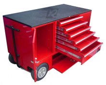 (image for) [DISCONTINUED] RSR 28" Workbench Rolling Toolbox Pit Box Cart