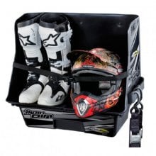(image for) [DISCONTINUED] Moto Concepts Plastic Double Helmet & Boot Rack
