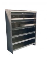 Pit Pal Horizontal Gear Case Storage Rack