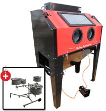 Redline RE48CS Clam Shell Abrasive Sand Blasting Cabinet - FREE Stand