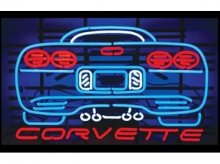 (image for) [DISCONTINUED] Corvette Rear Neon Sign