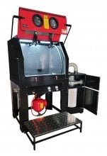 (image for) REPP70 Clamshell Pressure Pot Blast Cabinet with Upgraded Vacuum