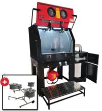 (image for) REPP70 Pressure Pot Blast Cabinet with Upgraded Vacuum & Paint Stand