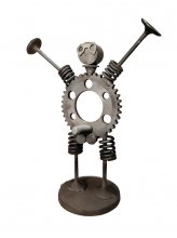 (image for) [DISCONTINUED] Pecker-Man Metal Figurine Office Desk Decoration