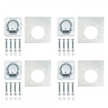 (image for) Pit Posse Recessed Pan Ring & Washer Floor Mount Kit
