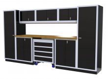 (image for) [DISCONTINUED] Moduline 12' Pro-II Base Wall Cabinet Combo 20