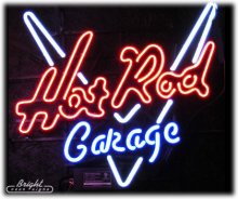 (image for) [DISCONTINUED] Hot Rod Garage Neon Sign