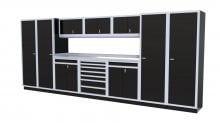 (image for) [DISCONTINUED] Moduline 16' Pro-II Base Wall Cabinet Combo 26