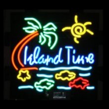 (image for) [DISCONTINUED] Island Time Neon Sign