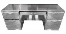 (image for) [DISCONTINUED] Pit Products Diamond Plated "Ultra" Office Desk