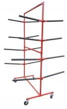 Redline Double Sided Mobile Bumper Storage Rack