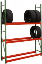 (image for) [DISCONTINUED] Jaken FastRak Tire Storage Shelving Rack