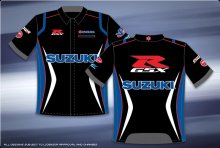[DISCONTINUED] Factory Suzuki GSXR Pit Shirt