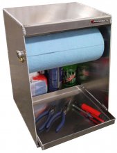 Pit Products Stool With Built In Paper Towel Rack