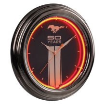 (image for) [DISCONTINUED] Ace Mustang Fifty Years Neon Clock