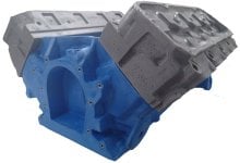 (image for) FAKE P-Ayr 351 Ford Windsor Short Motor Block w/ "Yates Heads"
