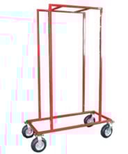 (image for) [DISCONTINUED] Streeter Rolling Go Kart Stand Hauler Rack