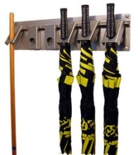 (image for) [DISCONTINUED] Pit Posse Umbrella and Broom Rack