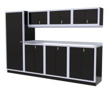 (image for) [DISCONTINUED] Moduline 10' Pro-II Base Wall Cabinet Combo 14