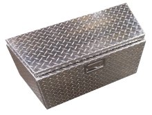 Pit Products Diamond Plate Trailer Nose Cabinet