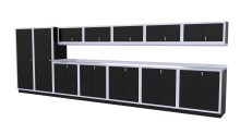 [DISCONTINUED] Moduline 20' Pro-II Base Wall Cabinet Combo 29