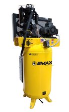 (image for) EMAX Silent Industrial 5HP 80 Gallon Vertical Air Compressor