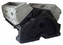 FAKE P-Ayr Chevy 350 Short Motor Block w/ Conventional Heads
