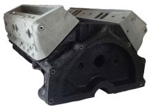 (image for) FAKE P-Ayr Chevy 350 Short Motor Block w/ Conventional Heads