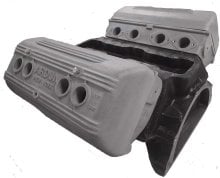(image for) FAKE P-Ayr Ford Flathead Motor with Ardun Heads & Valve Covers