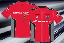 [DISCONTINUED] Factory Honda Pit Shirt - Red