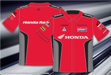 [DISCONTINUED] Factory Honda Pit Shirt - Red